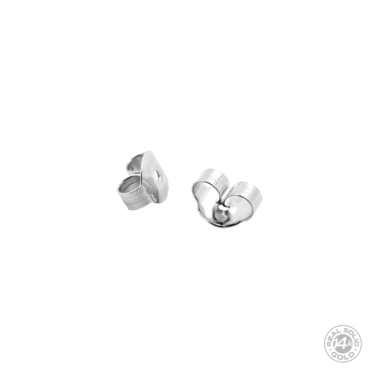 Tiny Heart Earrings 14k