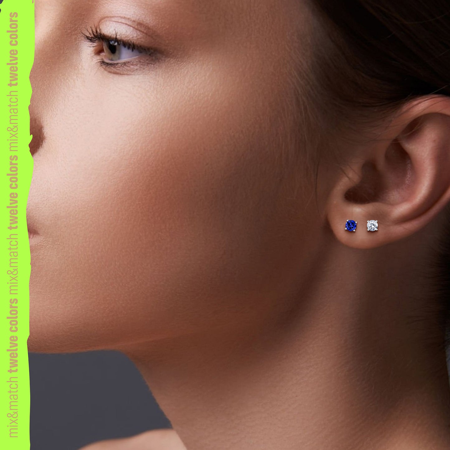 Sustainable Diamond Stud Earrings - pick your size!