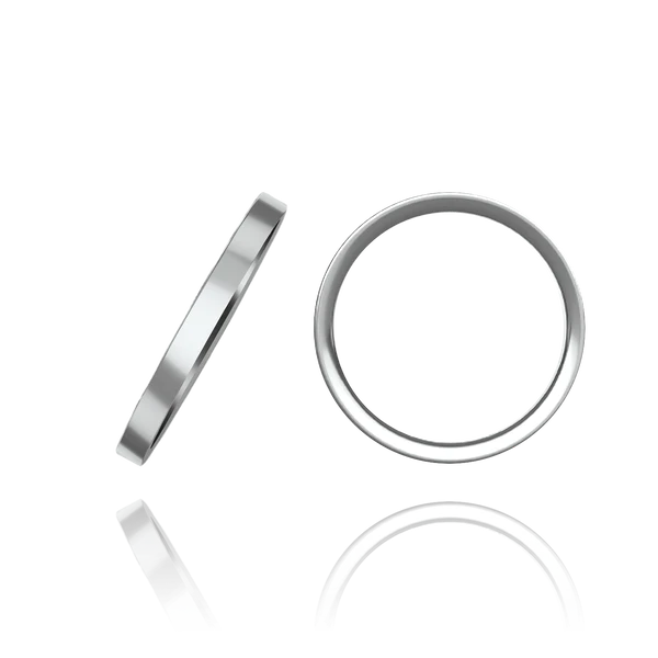 Flat Wedding Band 2mm