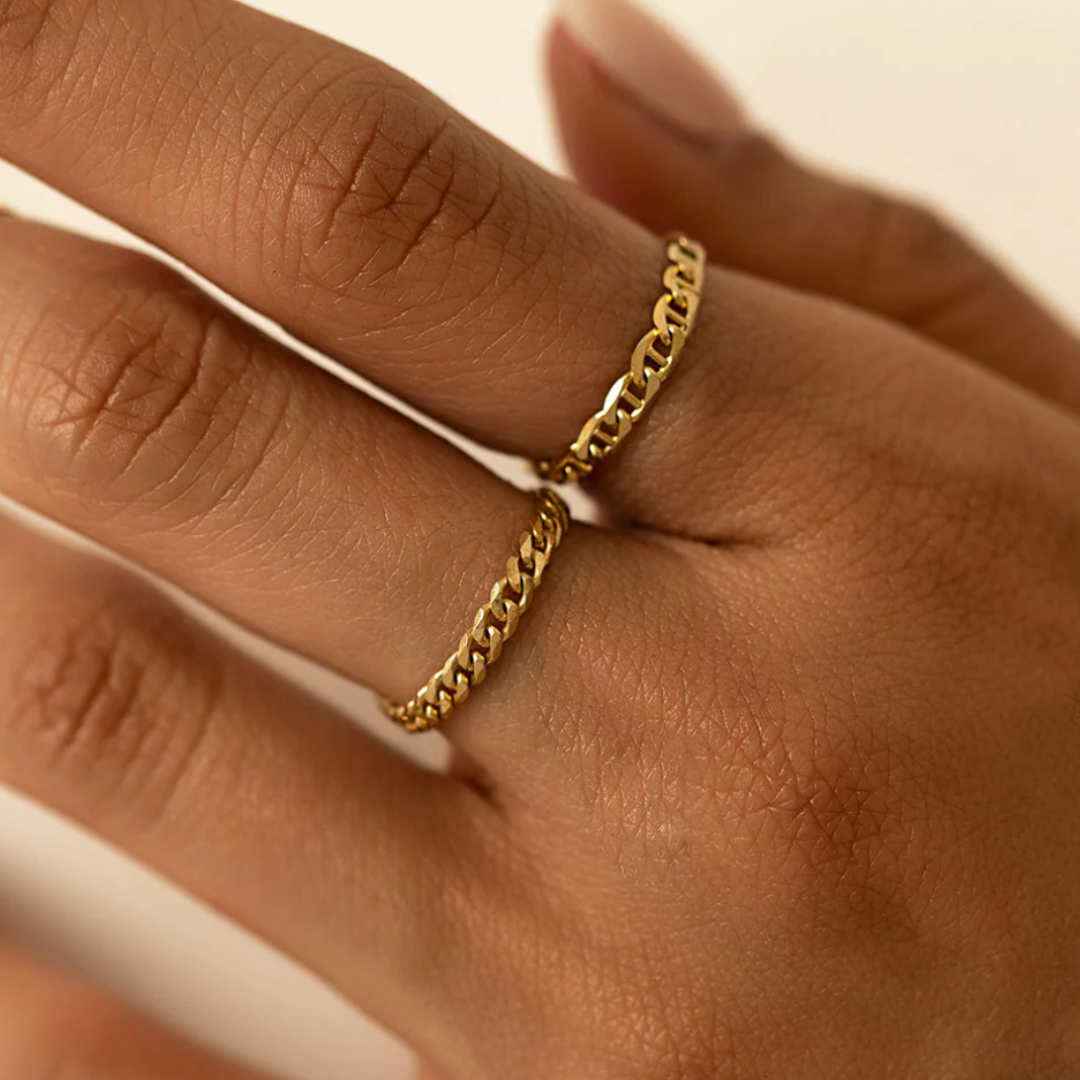 Mariner Link Chain Ring 14K