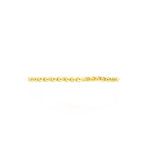 Ultra Thin Chain Ring 14K