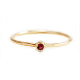 Skinny Ruby Ring