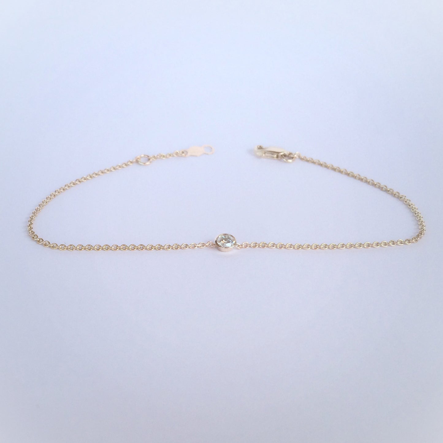 Diamond Bezel Bracelet .10 CT
