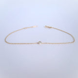Diamond Bezel Bracelet .10 CT