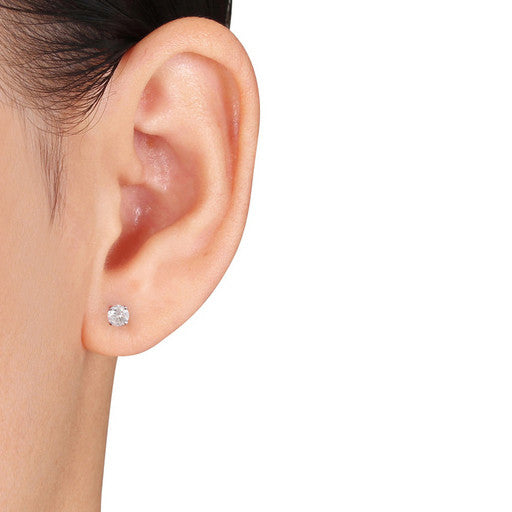 Sustainable Diamond Stud Earrings - pick your size!