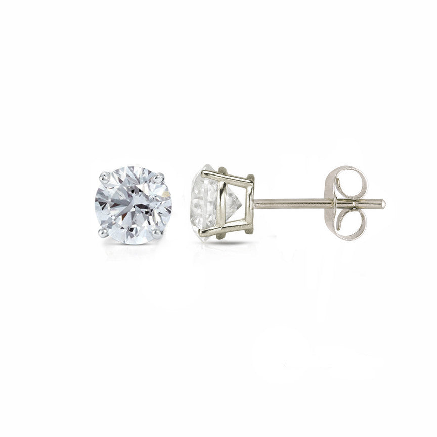 Diamond Stud Earrings .40 CT