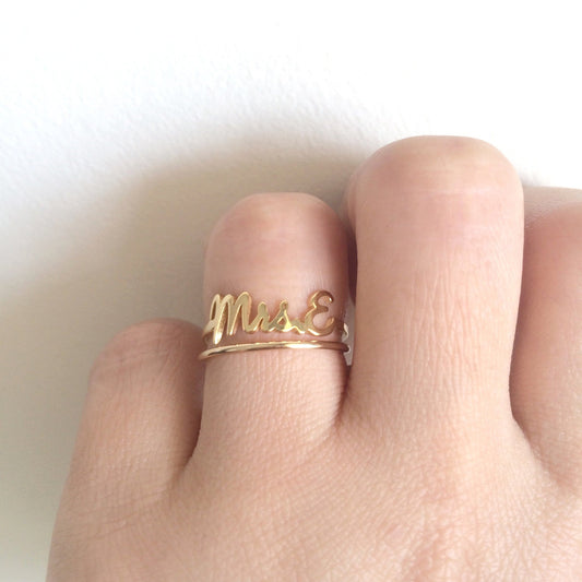 Freestyle Mrs Ring 14k Gold
