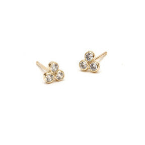 Trio Diamond Studs