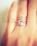 1mm Thin Gold Band - 14k Yellow Gold